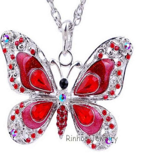 Colorful Butterfly NecklaceElevate your autumn style with our enchanting Colorful Butterfly Necklace. This popular and hip accessory features a beautifully designed enamel and crystal butterflnecklaceHi Tech Glam LtdColorful Butterfly Necklace