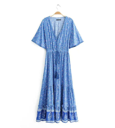 Summer Print Bohemian Dress
