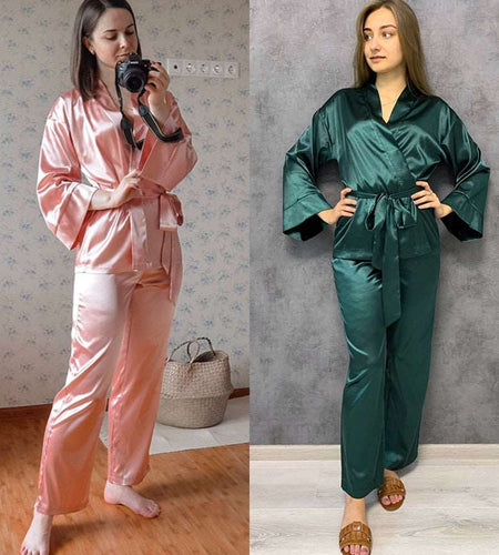 2 Piece Set Satin Sleepwear2 Piece Set Satin Sleepwear
Our 2 Piece Set Satin Sleepwear is the perfect combination of sophisticated luxury and cozy comfort. This set includes one solid color roclothingHi Tech Glam Ltd2 Piece Set Satin Sleepwear