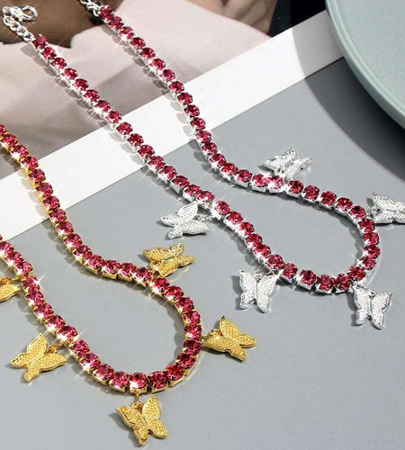 Butterfly Pendant NecklaceThis exquisite butterfly pendant necklace is the perfect addition to any outfit. Made with gleaming gold and silver, it features a beautiful butterfly design with spnecklaceHi Tech Glam LtdButterfly Pendant Necklace