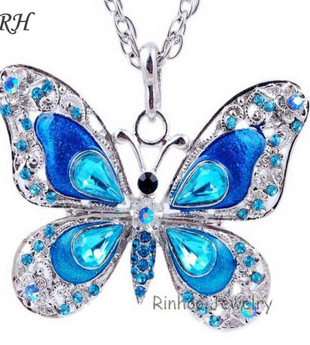 Colorful Butterfly NecklaceElevate your autumn style with our enchanting Colorful Butterfly Necklace. This popular and hip accessory features a beautifully designed enamel and crystal butterflnecklaceHi Tech Glam LtdColorful Butterfly Necklace