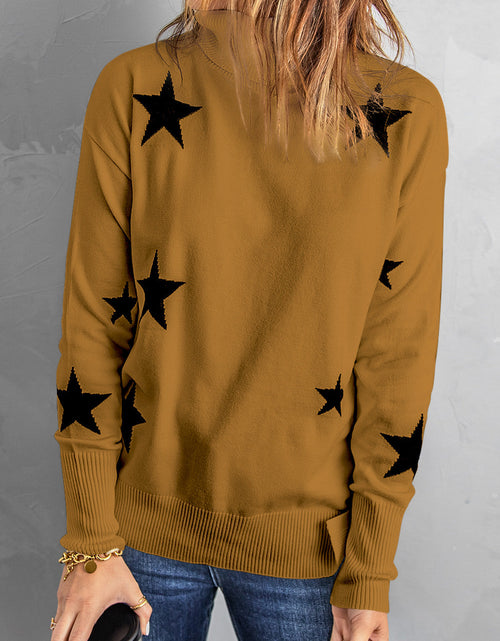 Bild in Galerie-Viewer laden, Star Print Sweater
Elevate your winter wardrobe with our Star Print Turtleneck, the ideal choice for staying warm and stylish during the cold season. This turtleneck not only providesHi Tech Glam LtdStar Print Sweater
