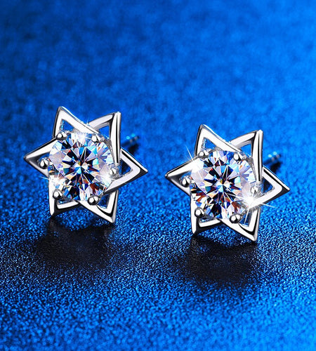 Shinny Hexagram Moissanite Stud EarringsElevate your style with our Shinny Hexagram Moissanite Stud Earrings, a stunning addition to your jewelry collection. Crafted with precision in 925 sterling silver, Womens earringsHi Tech Glam LtdShinny Hexagram Moissanite Stud Earrings