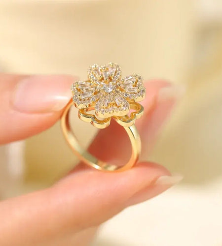 Four Leaf Clover Stress Rings