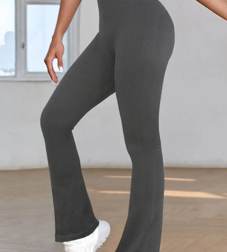 Tummy Control Flared Pants