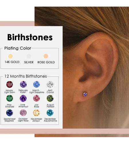 Stainless Steel Birthstone Earrings
Introducing the Stainless Steel Birthstone Earrings, the perfect accessory for any outfit. Made with high quality 316L stainless steel and 12 different colors of crWomens earringsHi Tech Glam LtdStainless Steel Birthstone Earrings