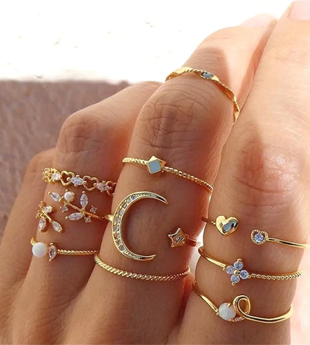 Bohemian Chain Rings