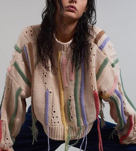 Long Sleeve Ladies Pullover Top
Introducing our Long Sleeve Ladies Pullover Top – the perfect wardrobe piece for the modern woman. This chic fringed women's casual sweater is designed to keep you clothingHi Tech Glam LtdLong Sleeve Ladies Pullover Top