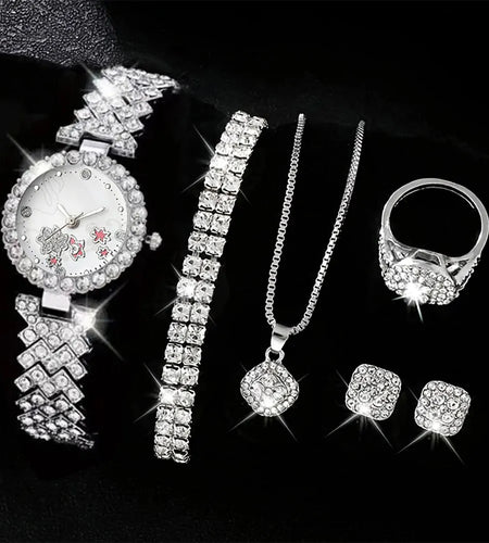 Women's Luxury Watch SetWomen's Luxury Watch Set
Unveil the epitome of sophistication with our Women's Luxury Rhinestone Quartz Watch Set – a hiphop fashion sensation that brings a touch ofjewleryHi Tech Glam LtdLuxury Watch Set