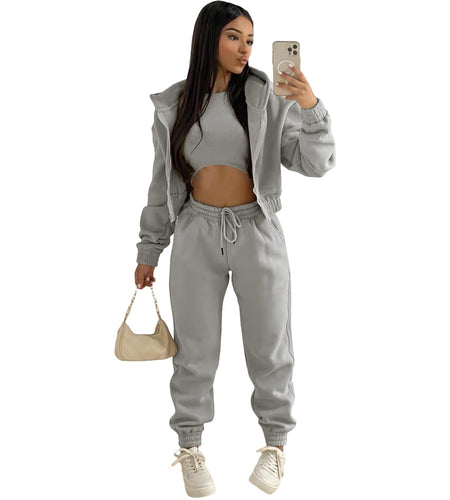 Autumn Trouser Set
Introducing the Autumn Trouser Set
The perfect way to stay stylish and comfortable all season long. This three piece set includes a sweatshirt, trousers, and a sporclothingHi Tech Glam LtdAutumn Trouser Set