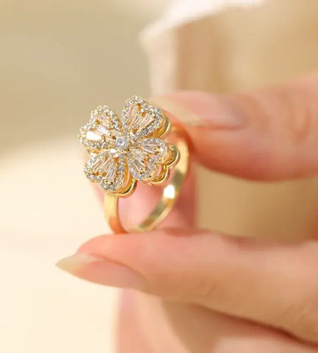 Four Leaf Clover Stress Rings